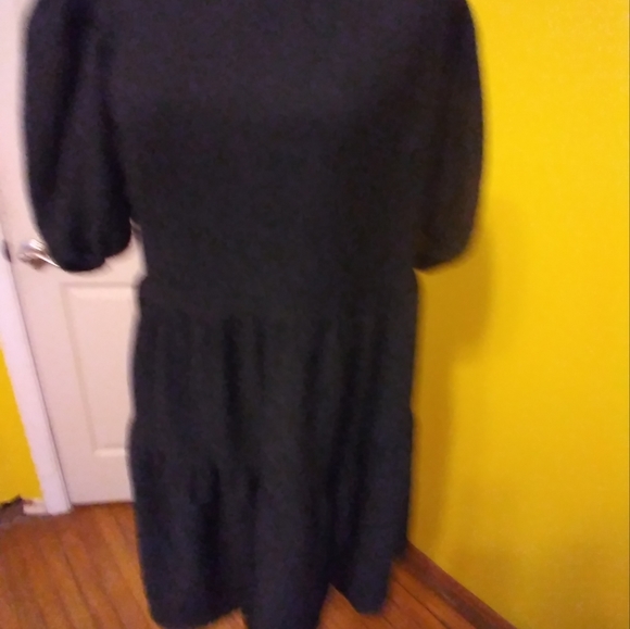 Kit & Sky Black 2 piece Cami and Sheer Dress - Picture 9 of 10